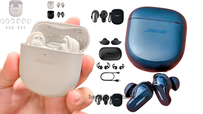 bose quietcomfort ultra earbuds vs bose quietcomfort earbuds ii specs